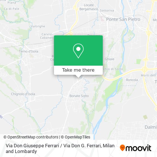 Via Don Giuseppe Ferrari / Via Don G. Ferrari map