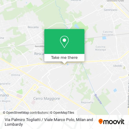 Via Palmiro Togliatti / Viale Marco Polo map