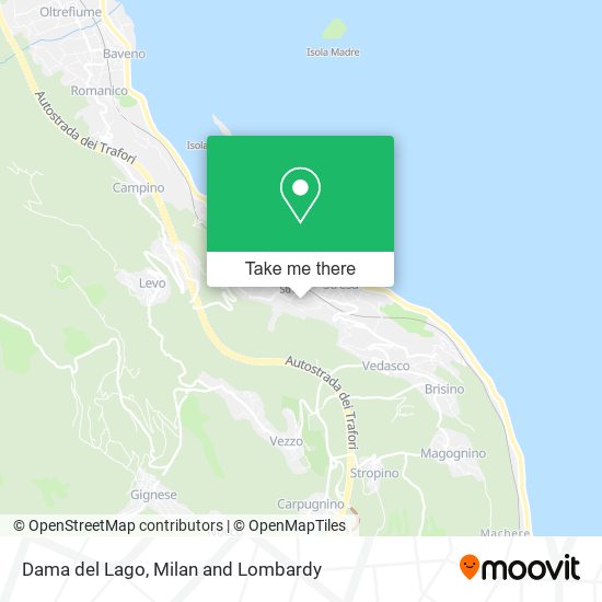 Dama del Lago map