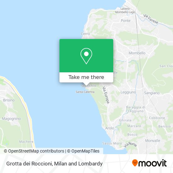 Grotta dei Roccioni map