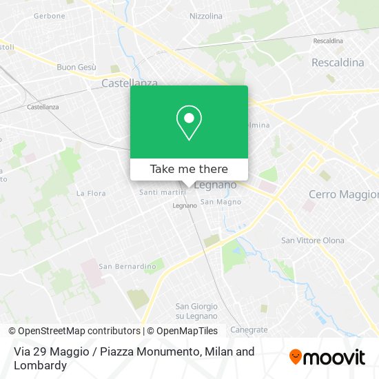 Via 29 Maggio / Piazza Monumento map