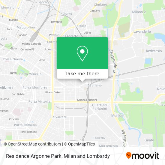 Residence Argonne Park map