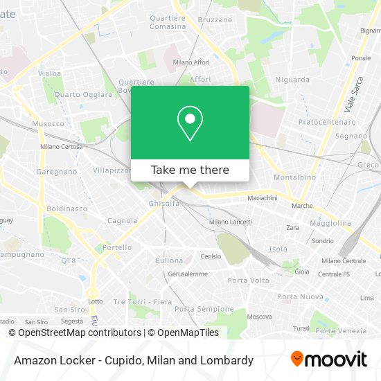 Amazon Locker - Cupido map