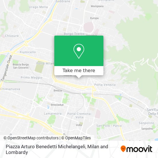 Piazza Arturo Benedetti Michelangeli map