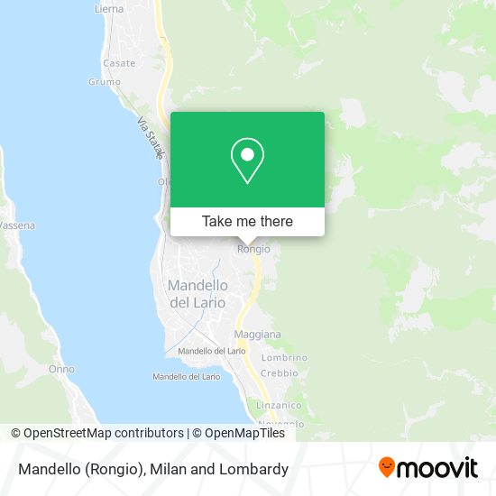 Mandello (Rongio) map