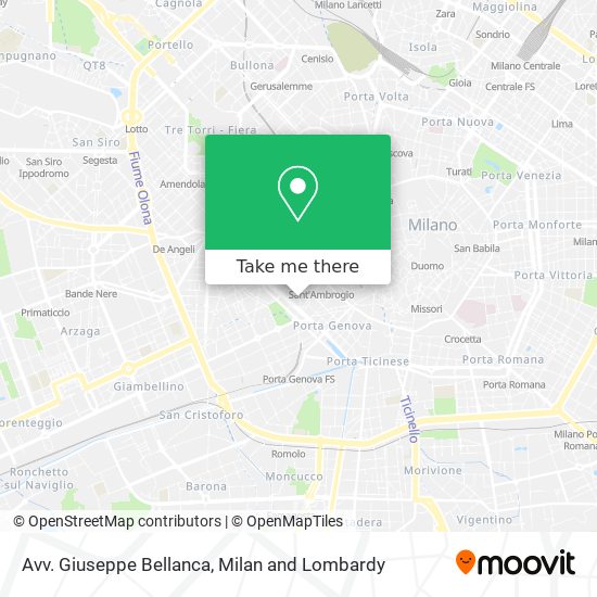 Avv. Giuseppe Bellanca map