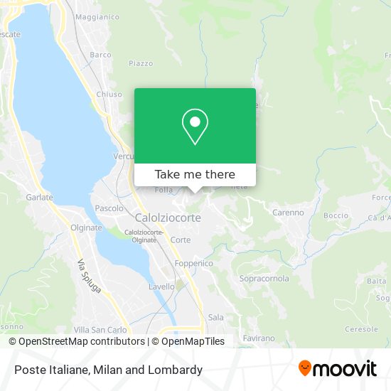 Poste Italiane map
