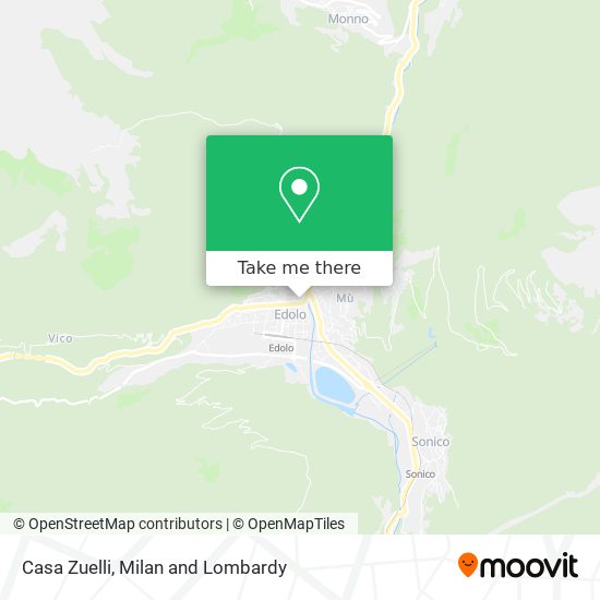 Casa Zuelli map