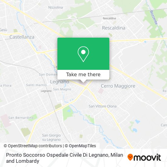 Pronto Soccorso Ospedale Civile Di Legnano map