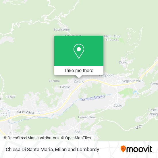 Chiesa Di Santa Maria map