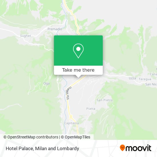 Hotel Palace map