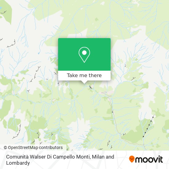 Comunità Walser Di Campello Monti map
