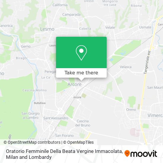 Oratorio Femminile Della Beata Vergine Immacolata map