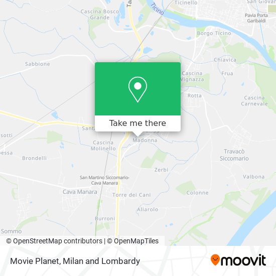 Movie Planet map