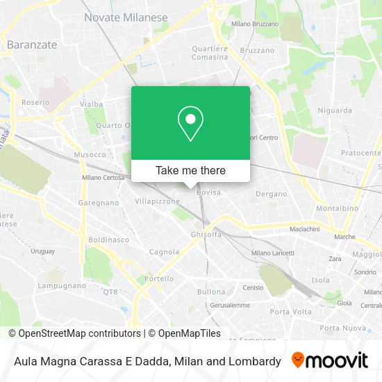 Aula Magna Carassa E Dadda map