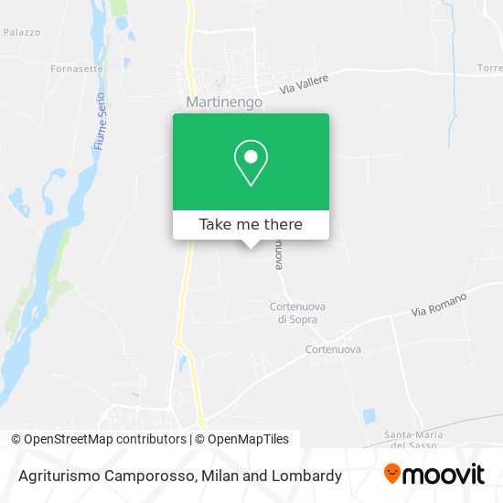 Agriturismo Camporosso map