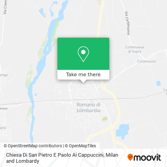 Chiesa Di San Pietro E Paolo Ai Cappuccini map