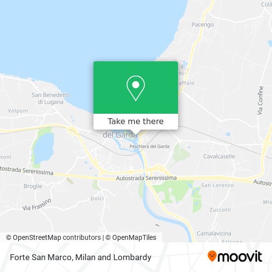 Forte San Marco map