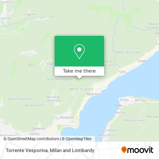 Torrente Vesporina map