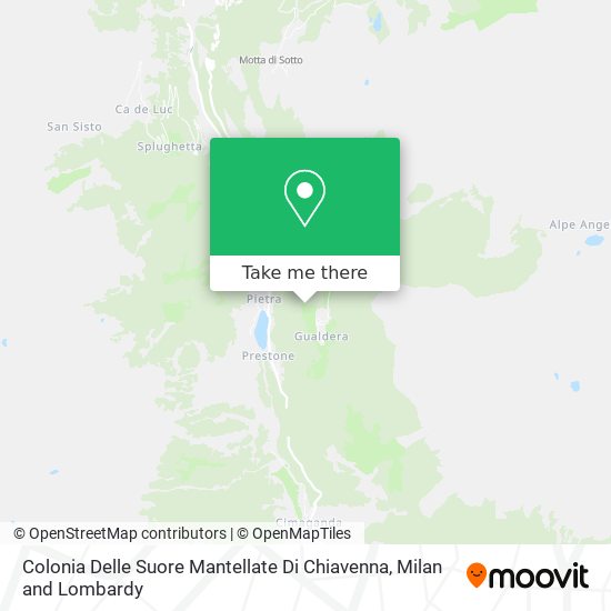 Colonia Delle Suore Mantellate Di Chiavenna map