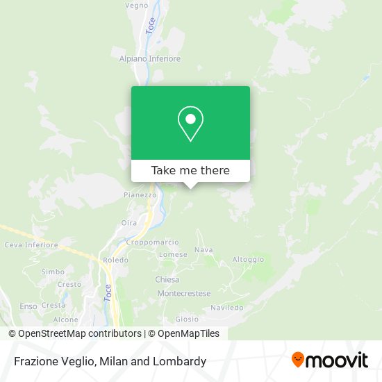 Frazione Veglio map