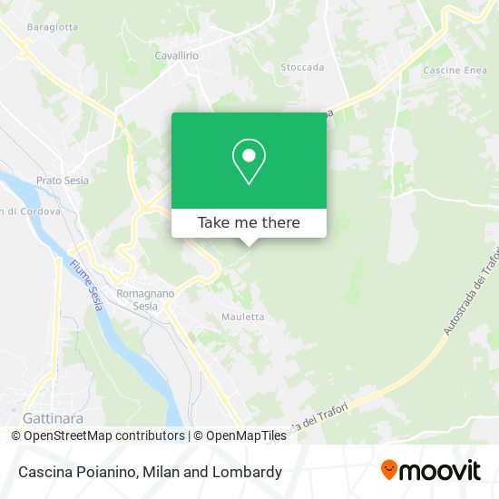 Cascina Poianino map