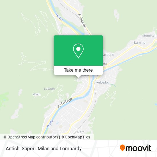Antichi Sapori map