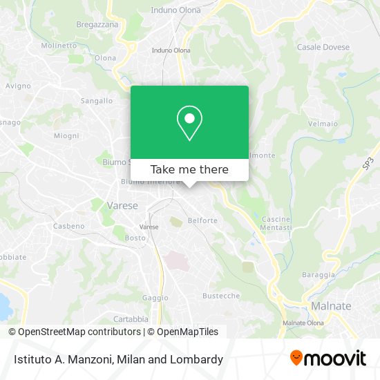 Istituto A. Manzoni map