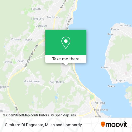 Cimitero Di Dagnente map