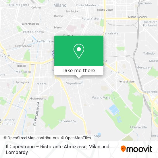 Il Capestrano – Ristorante Abruzzese map