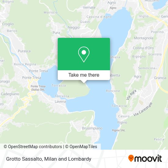 Grotto Sassalto map