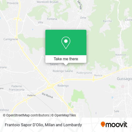 Frantoio Sapor D'Olio map
