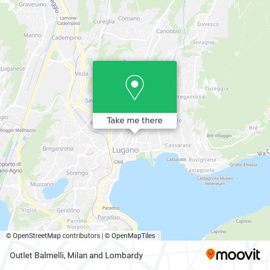 Outlet Balmelli map