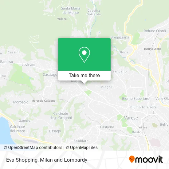 Eva Shopping map