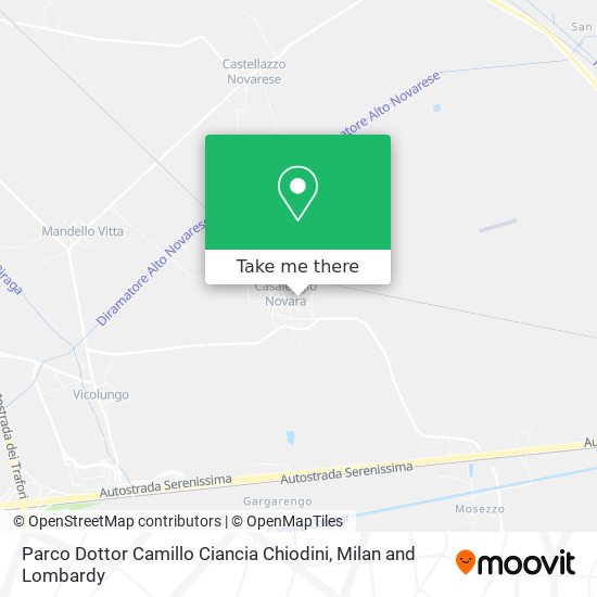 Parco Dottor Camillo Ciancia Chiodini map