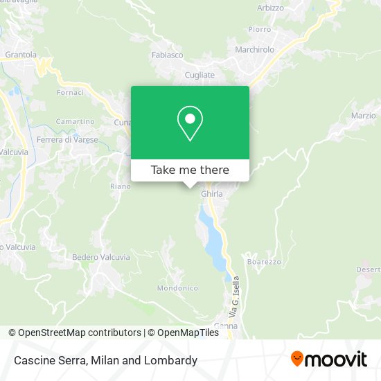 Cascine Serra map