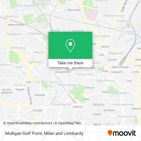 Mulligan Golf Point map