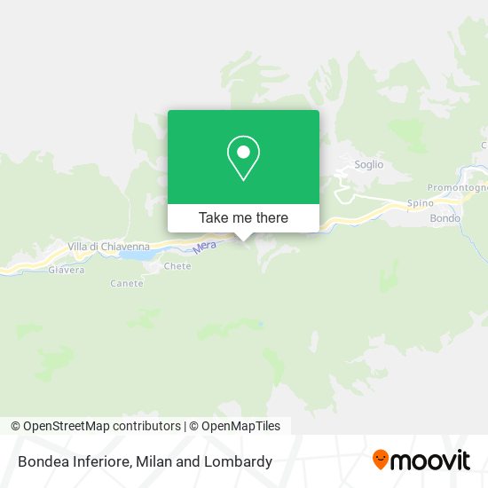 Bondea Inferiore map
