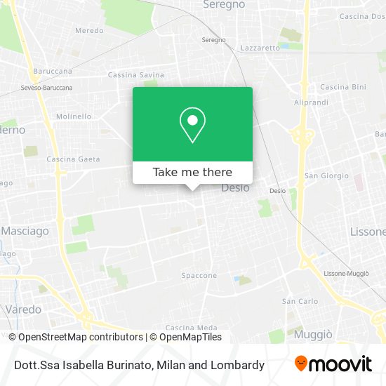 Dott.Ssa Isabella Burinato map