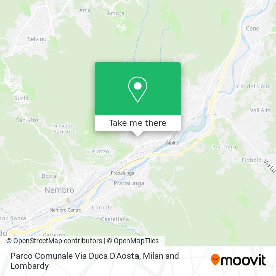 Parco Comunale Via Duca D'Aosta map