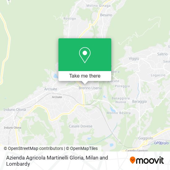 Azienda Agricola Martinelli Gloria map