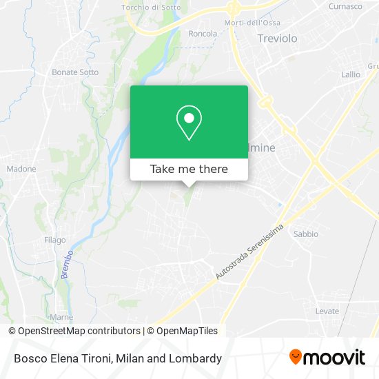 Bosco Elena Tironi map