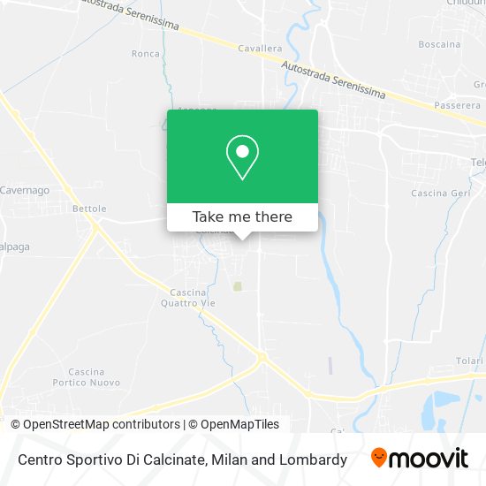 Centro Sportivo Di Calcinate map