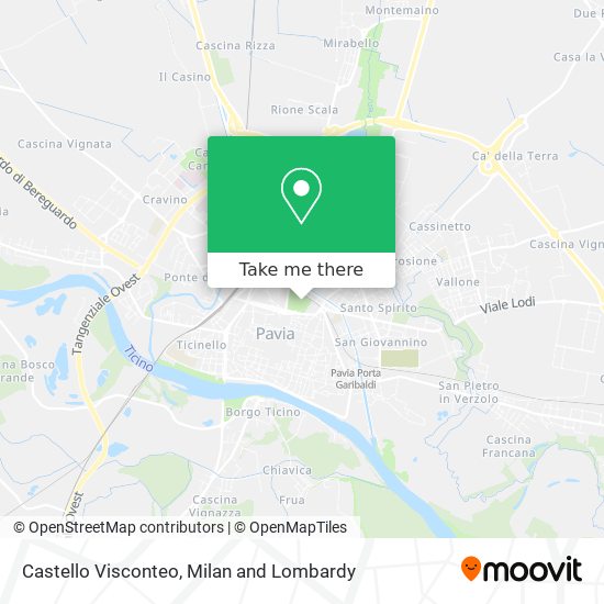 Castello Visconteo map