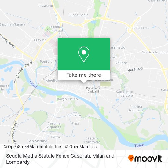 Scuola Media Statale Felice Casorati map