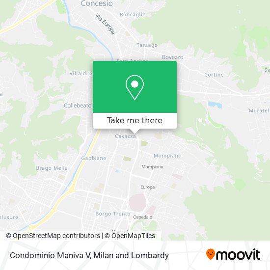 Condominio Maniva V map