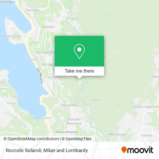 Roccolo Solaroli map