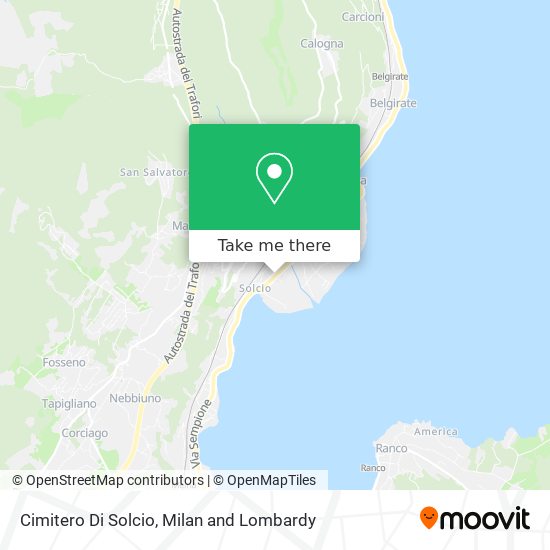 Cimitero Di Solcio map