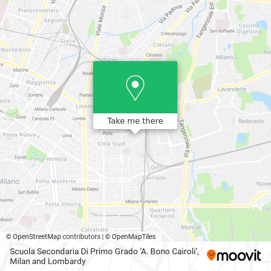 Scuola Secondaria Di Primo Grado ‘A. Bono Cairoli’ map
