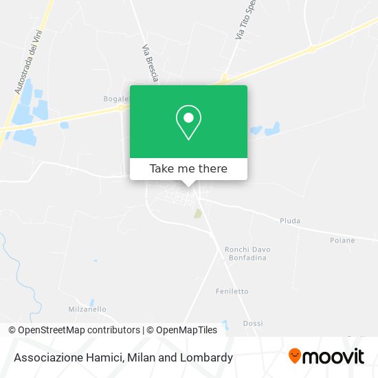 Associazione Hamici map